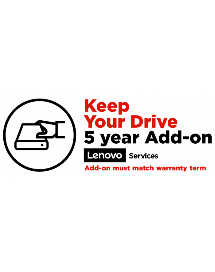 LENOVO ThinkPlus ePac 5YR Keep Your Drive compatible with Onsite  delivery główny