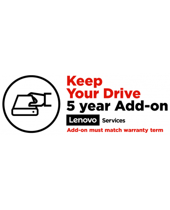 LENOVO ThinkPlus ePac 5Y Keep Your Drive compatible with Onsite delivery (Multiple)