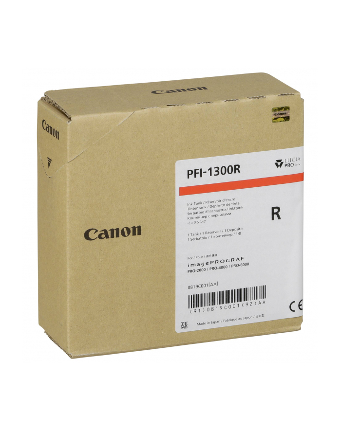 CANON Ink PFI-1300 Red główny