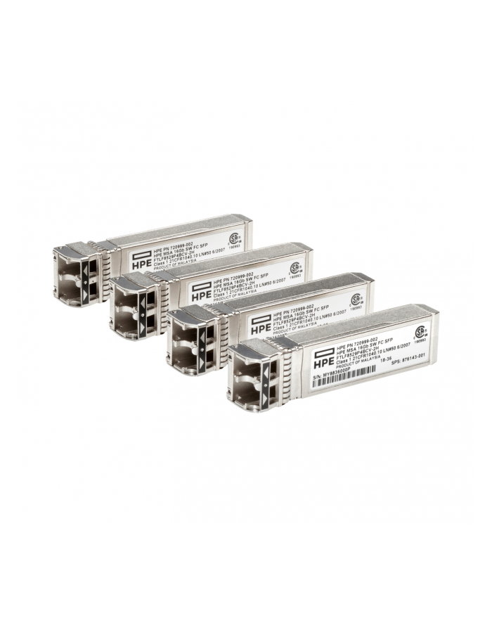 hewlett packard enterprise HPE MSA 16Gb SW FC SFP 4pk XCVR główny