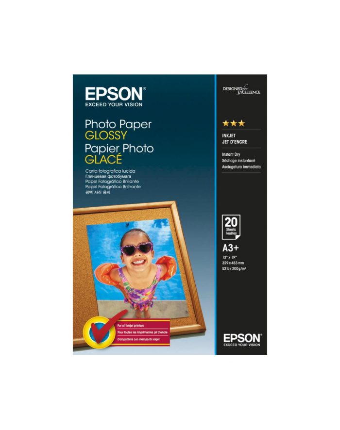 EPSON Photo Paper Glossy A3+ 20 sheet główny