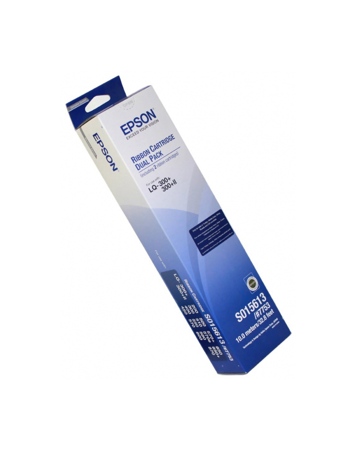 EPSON SIDM Black Ribbon Cartridge for LQ-300 / + / +II / 570 / + / 580 / 8xx Dualpack C13S015613 główny