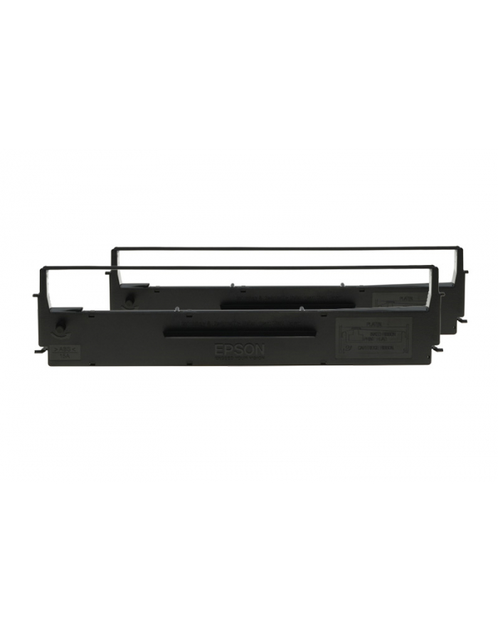 EPSON SIDM Black Ribbon Cartridge for LX-300 / + / II / 4xx / 8xx FX-8xx Dualpack C13S015614 główny