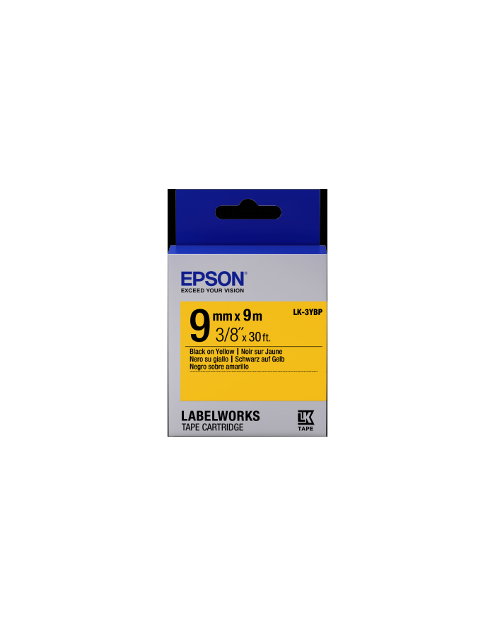 EPSON LK-3YBP Couleur pastel Noir/Jaune 9/9 główny