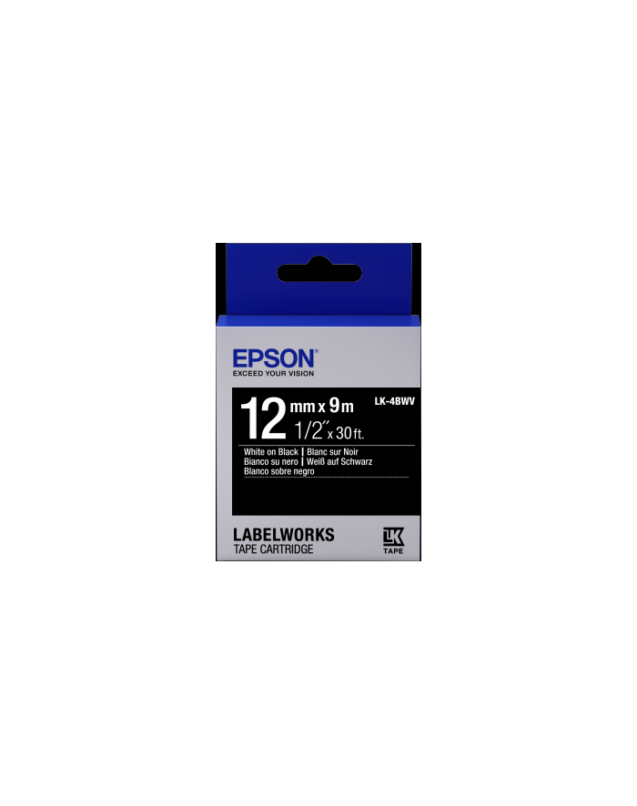 EPSON LK-4BWV Vif Blanc/Noir 12/9 główny