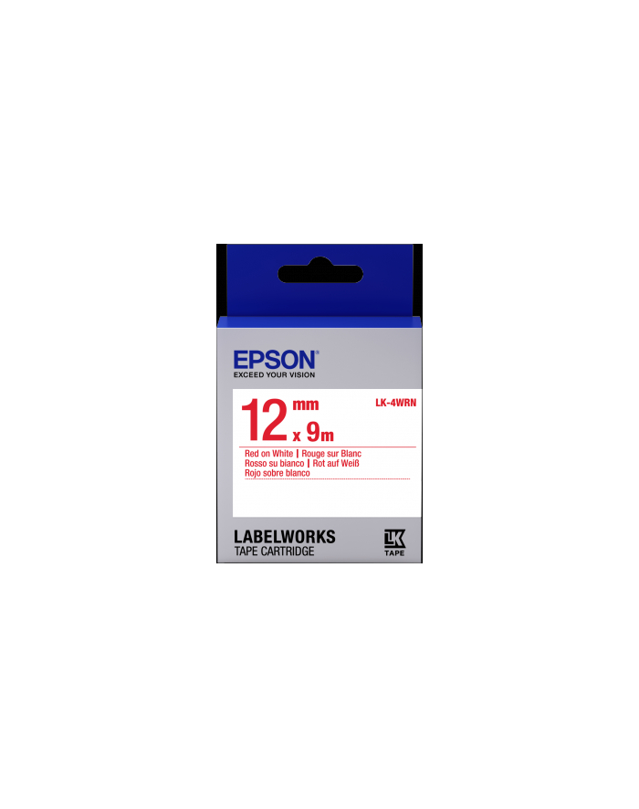 EPSON LK-4WRN Standard Rouge/Blanc 12/9 główny