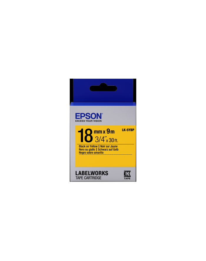 EPSON LK-5YBP Couleur pastel Noir/Jaune główny