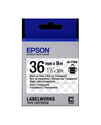 EPSON LK-7TBN Transparent Noir/Transpare