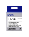 EPSON Ribbon LK-8WBWAA - Round precut label Black / White d25 / 180 - nr 1