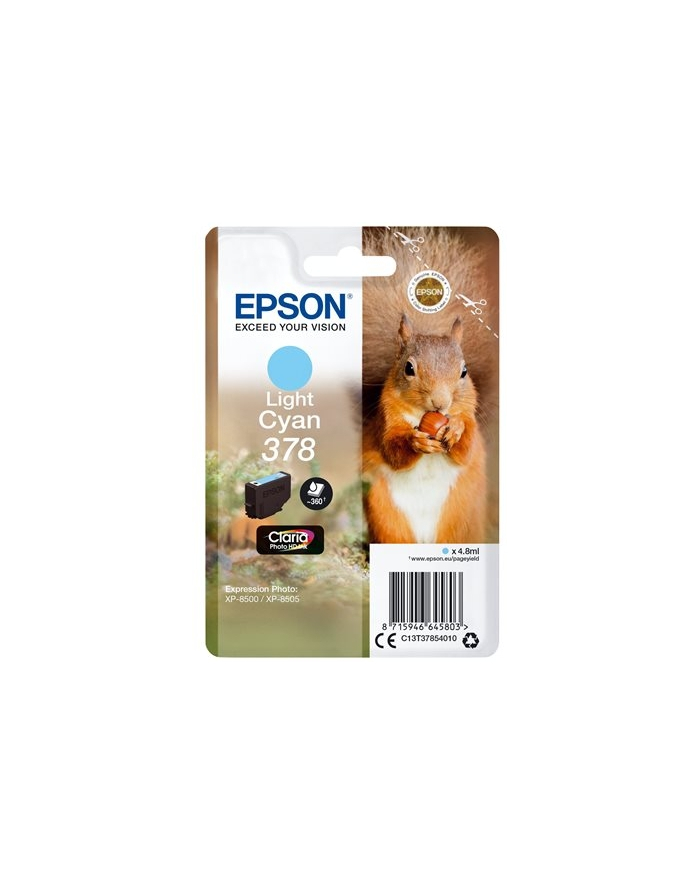EPSON 378 Light Cyan Ink Cartridge (with security) główny