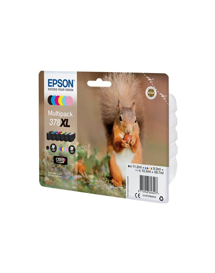 EPSON 378XL Mpack Ink (BK,C,M,Y,LC,LM)(With Security) główny
