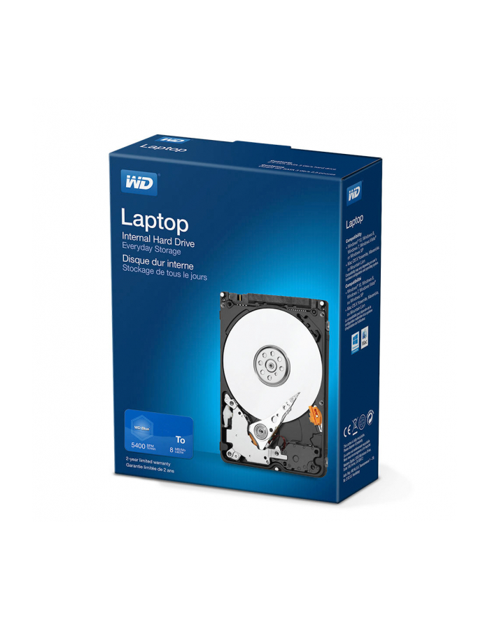 western digital WD Laptop Mainstream HDD 2TB 2,5inch 5400rpm Retail internal główny