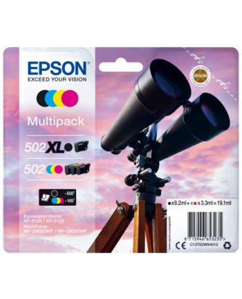 EPSON Multipack 4-colours 502 XL BK SEC