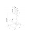 NEWSTAR Mobile Flatscreen Floor Stand height 80-180 cm - nr 17