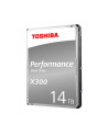 toshiba europe TOSHIBA HDWR21EEZSTA Dysk twardy Toshiba X300, 3.5, 14TB, SATA/600, 7200RPM, 256MB cache, BOX - nr 1