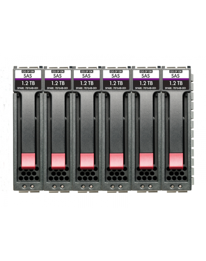 hewlett packard enterprise HPE MSA 7.2TB SAS 10K SFF 6pk HDD Bdl główny