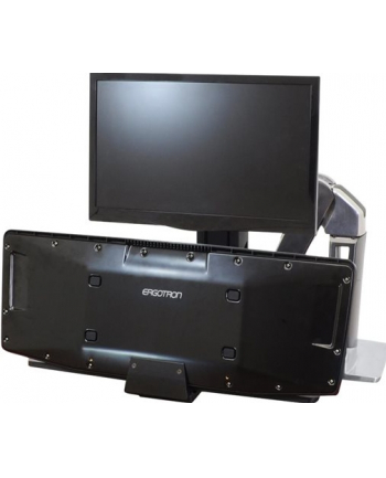 ERGOTRON WORKFIT-A II LD 5inchLIFT ENGINE AND WORKSURFACE POLISHED ALUMINUM