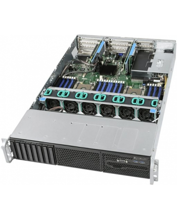 INTEL Server Barebone R2208WFTZSR S2600WFTR 1x PSU 1300Watt 1x HSBP SAS/NVMe Combo 8x 2.5inch Dual 10GbE RJ45