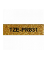 BROTHER TZEPR831 Taśma Brother 12mm Black on Premium Gold - nr 9
