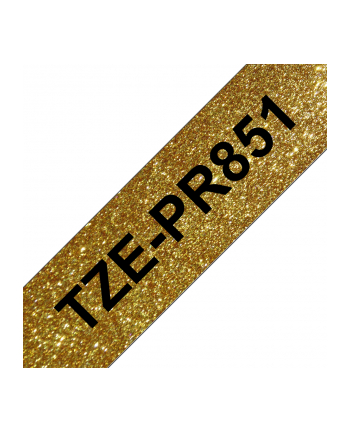 BROTHER TZEPR851 Taśma Brother 24mm Black on Premium Gold