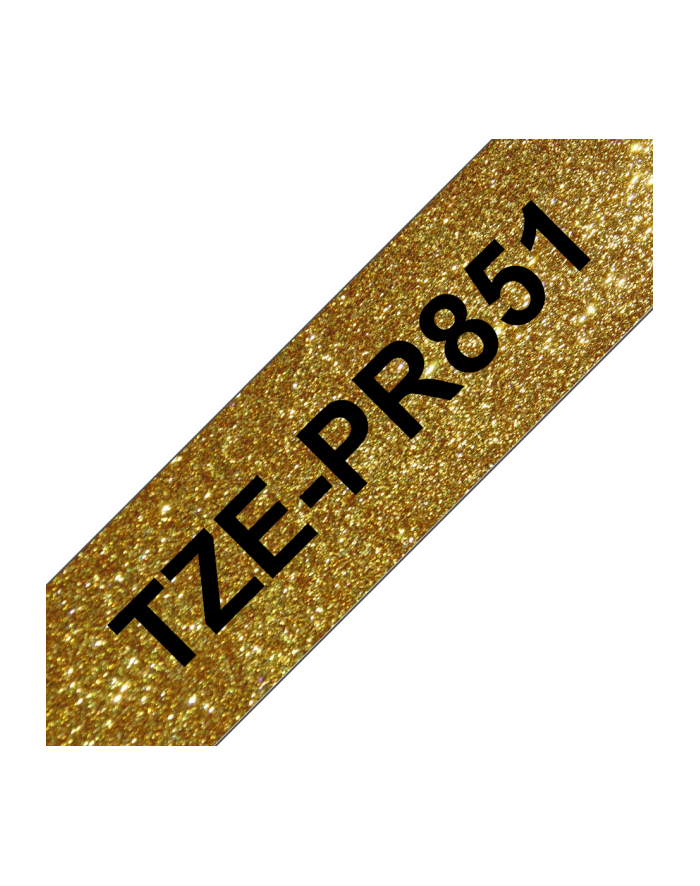 BROTHER TZEPR851 Taśma Brother 24mm Black on Premium Gold główny