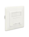 DELOCK 86195 Delock gniazdo podtynkowe podwójne 2 X LSA BLOCK -> 2X RJ45 kat. 6A - nr 15