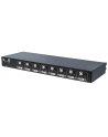 ic intracom INTELLINET 507912 Intellinet 8-Portowy przełącznik KVM DVI/USB z audio do konsoli KVM LCD DVI - nr 1