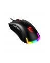 MSI Clutch GM50 MSI Clutch GM50 Mysz gamingowa (PMW-3330 optical sensor, Omron, RGB) - nr 1