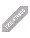 BROTHER TZEPR955 Taśma Brother 24mm White on Premium Silver - nr 6