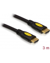 Delock kabel HDMI/HDMI V1.4, 3D TV pozłacane końcówki 3m - nr 41