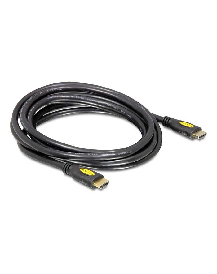 Delock kabel HDMI/HDMI V1.4, 3D TV pozłacane końcówki 1.8m główny