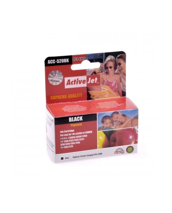 ActiveJet  ACC-520Bk tusz czarny do drukarki Canon (zam. PGI-520Bk)    (CHIP)