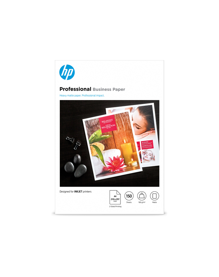 hp inc. HP Prof Matte Ij A4 180g 150sh FSC Paper główny