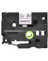BROTHER TZEN251 Taśma Brother 24mm BLACK ON WHITE NON LAMINATED - nr 21