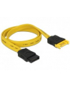 DELOCK 82854 Delock przedłużacz kabla SATA 6Gb/s (M/F), 0,5m żółty - nr 1