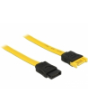 DELOCK 82854 Delock przedłużacz kabla SATA 6Gb/s (M/F), 0,5m żółty - nr 4