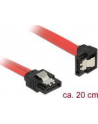DELOCK 83977 Delock Kabel SATA 6 Gb/s prosty skierowany do dołu 20 cm czerwony - nr 11