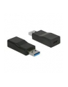 DELOCK 65696 Delock Konwerter USB 3.1 męski - USB Type-C, wtyk żeński, aktywny, czarny - nr 6