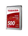 toshiba europe TOSHIBA HDWK105UZSVA Dysk twardy Toshiba L200, 2.5, 500GB, SATA/600, 5400RPM, 8MB cache - nr 13
