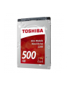 toshiba europe TOSHIBA HDWK105UZSVA Dysk twardy Toshiba L200, 2.5, 500GB, SATA/600, 5400RPM, 8MB cache - nr 20