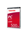 toshiba europe TOSHIBA HDWK105UZSVA Dysk twardy Toshiba L200, 2.5, 500GB, SATA/600, 5400RPM, 8MB cache - nr 6