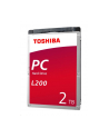 toshiba europe TOSHIBA HDWL120UZSVA Dysk twardy Toshiba L200, 2.5, 2TB, SATA/600, 5400RPM, 128MB cache - nr 3