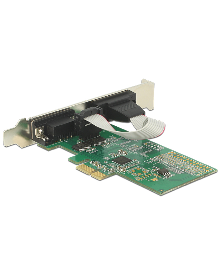 DELOCK 89555 Delock Card PCI express -> 2x RS-232, DB9 (M) główny