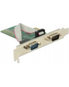 DELOCK 89555 Delock Card PCI express -> 2x RS-232, DB9 (M) - nr 34