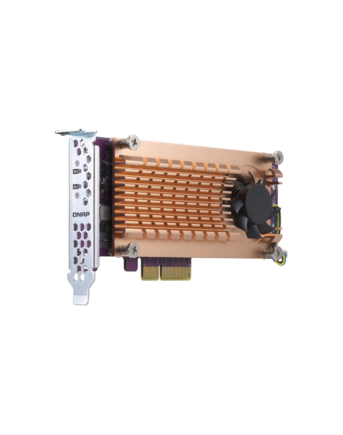 qnap systems QNAP QM2-2P-344 Qnap Dual M.2 PCIe SSD expansion card; supports up to two M.2 2280/22110 główny