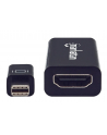 ic intracom MANHATTAN 151528 Manhattan Kabel adapter Mini DisplayPort na HDMI M/F 1080p Full HD 15cm czarny - nr 3