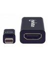 ic intracom MANHATTAN 151528 Manhattan Kabel adapter Mini DisplayPort na HDMI M/F 1080p Full HD 15cm czarny - nr 6
