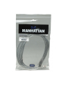 ic intracom MANHATTAN 340458 Manhattan Kabel USB 2.0 A-B M/M 3m srebrny - nr 16
