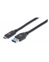 ic intracom MANHATTAN 354981 Manhattan Kabel USB-C 3.1 Gen1, USB C/USB A M/M 3m czarny - nr 15