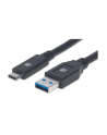 ic intracom MANHATTAN 354981 Manhattan Kabel USB-C 3.1 Gen1, USB C/USB A M/M 3m czarny - nr 17